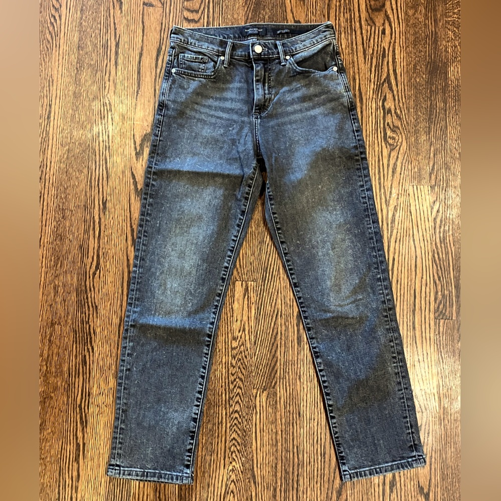 BANANA REPUBLIC GREY HIGH RISE JEANS